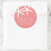 Sticker Rond Mariage de Starfish mainy (Sac)