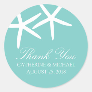 Sticker Rond Mariage de Starfish mainy