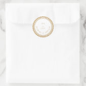 Sticker Rond Mariage de tampon d'annulation (Sac)