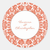 Sticker Rond Mariage du coucher de soleil de Vérone (Devant)