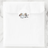 Sticker Rond Mariage Elope Elopement (Sac)