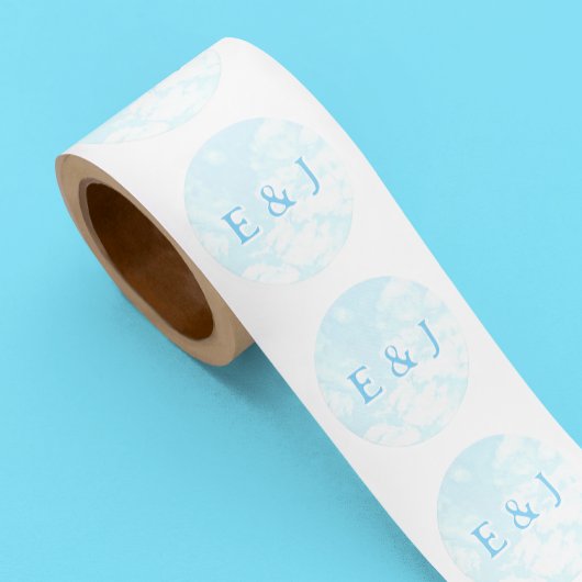Sticker Rond Mariage fait au ciel
