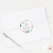 Sticker Rond Mariage Favoriser Sa Boîte De Traitement Préférée  (Enveloppe)
