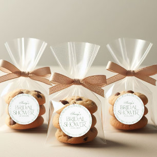 Sticker Rond Mariage Floral Toile Vintage Baignoire de Mariée