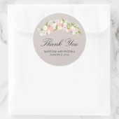 Sticker Rond Mariage Floral Wreath (Sac)