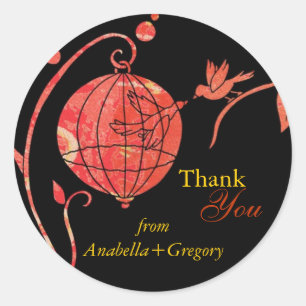 Sticker Rond Mariage Inséparable Boho Merci