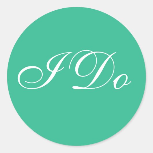 Sticker Rond Mariage Inviter Mountain Meadow (Devant)