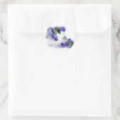 Sticker Rond mariage lilac (Sac)