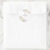 Sticker Rond Mariage Lilac aquarelle (Sac)