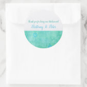 Sticker Rond Mariage nuptiale de Patchwork Graffiti (Sac)