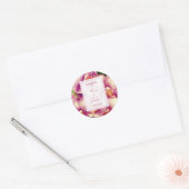 Sticker Rond Mariage Ornat (Enveloppe)
