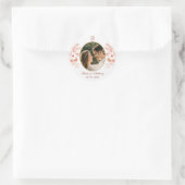 Sticker Rond Mariage photo (Sac)