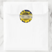 Sticker Rond Mariage pointé (Sac)