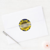 Sticker Rond Mariage pointé (Enveloppe)