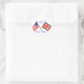 Sticker Rond Mariage royal (Sac)
