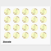 Sticker Rond Mariage Stcker (Feuille)