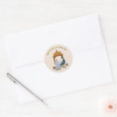 Sticker Rond Mariage traditionnel indien (Enveloppe)