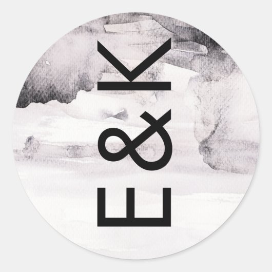 Sticker Rond Mariage ultra moderne neutre pour les femmes (Devant)