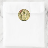Sticker Rond Mariage victorien (Sac)