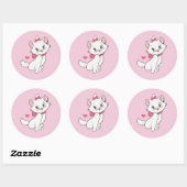 Sticker Rond Marie (Feuille)