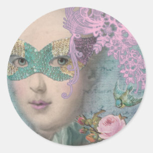 STICKER ROND MARIE ANTOINETTE