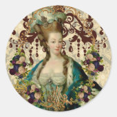 Sticker Rond Marie Antoinette, Enveloppe (Devant)