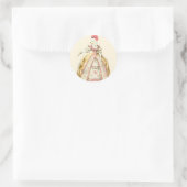 Sticker Rond Marie Antoinette Poodle (Sac)