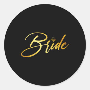 Sticker Rond Marié Et Mari De Chambre Et Mariage Correspondant
