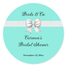 Mariée et Cie. Nœud Pailleté Blanc Shower de Marié