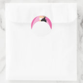 Sticker Rond Mariée et salle (Sac)