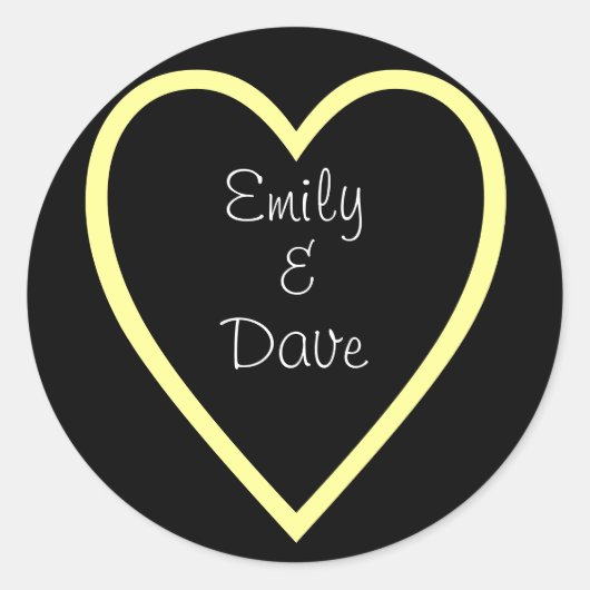 Sticker Rond Mariée et salle de réunion (personnalisable) (Devant)