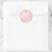 Sticker Rond Mariée Sous La Neige Décoration D'hiver Shower De (Sac)