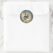 Sticker Rond Mariés Personnalisés  (Sac)