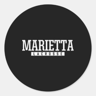 Sticker Rond Marietta Lycée Lacrosse