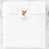 Sticker Rond Marigold Memorial Funeral Seed Packet (Sac)