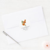 Sticker Rond Marigold Memorial Funeral Seed Packet (Enveloppe)