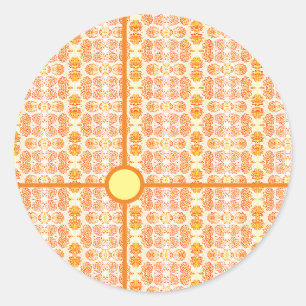 Sticker Rond Marigolds