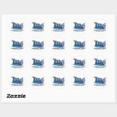 STICKER ROND MARINA BAY SANDS (Feuille)