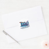 STICKER ROND MARINA BAY SANDS (Enveloppe)