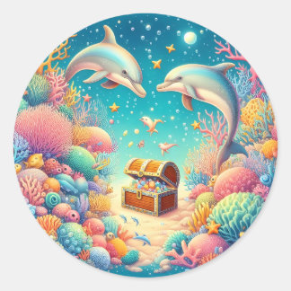 Sticker Rond Marine