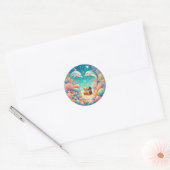 Sticker Rond Marine (Enveloppe)