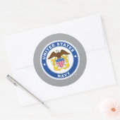 Sticker Rond Marine américaine | Officier Crest (Enveloppe)