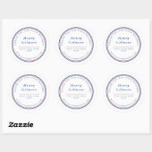Sticker Rond Marine Bleue Bourgogne (Feuille)