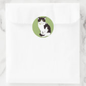 Sticker Rond Mario da Cat (Sac)