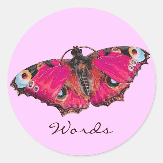 Sticker Rond Mariposa (Devant)