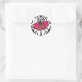 Sticker Rond Mariposa (Papillon) ~ (Sac)