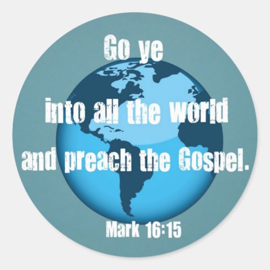 Sticker Rond Mark 16:15 (Devant)