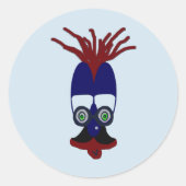 Sticker Rond Markookoo Big Eyes (Devant)