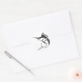 Sticker Rond Marlin (Enveloppe)