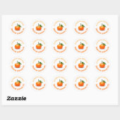 Sticker Rond Marmelade de tangerine (Feuille)